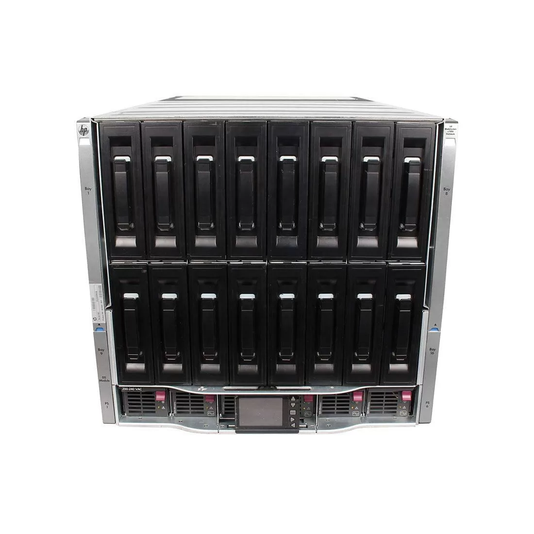 Chasis Platinum HP Blade System BL C7000 G3 GEN3 6x PSU 10x Fans 2x Admin Cards - Usado Garantia 12 Meses