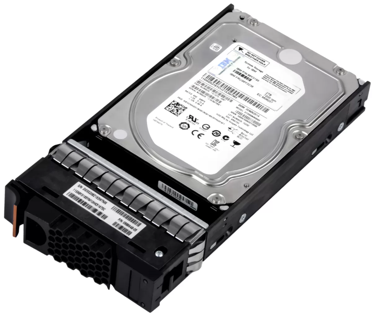 Disco IBM 98Y3238 2TB 7.2K 128MB SAS-2 3.5 98Y3195 ST2000NM0043 Retirado de Equipo en Uso Producto de Segundo Uso