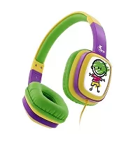 Audífonos de Diadema Xtech Sound Art XTH-350YL - Tecnología de limitación de volumen - Protege la audición al limitar el volumen a 85dB