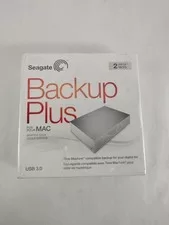 New Seagate SRD00F2 Backup Plus Desktop For Mac 2TB USB 3.0 - New