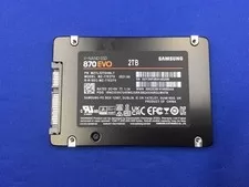 MZ-77E2T0 Samsung 870 EVO Series 2TB SATA 2.5" Internal SSD MZ7L32T0HBLT - Used