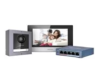 Hikvision DS-KIS602(B) - Sistema de intercomunicación de vídeo (LAN 10/100 802.11b 802.11g 802.11n) - 7 monitor LCD