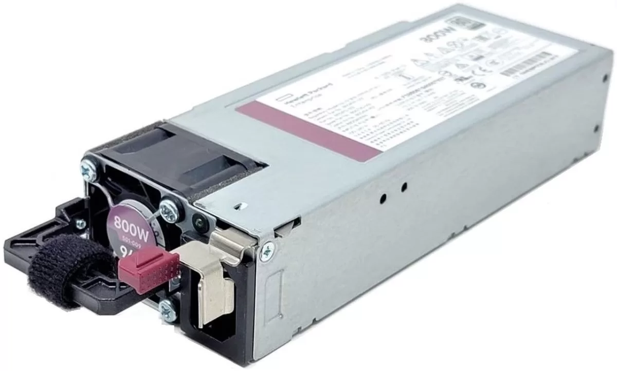 Fuente de poder P39385-001 HPE 800W Flex Slot Platinum Hot Plug Low Halogen  P38995-B21 - Retirado de Equipo en Uso - Buenas condiciones