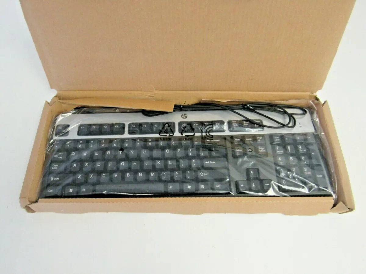 Teclado HP, ingles, conexion USB.