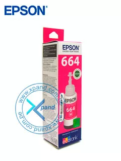 Tinta Epson T664 - Magenta - Tinta - 6500 Impresiones - 70 mL
