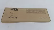 New AST Kin-16 USB Wired Black Keyboard - New