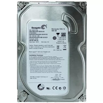 Disco Seagate 500GB 7200 RPM SATA 6GBPS 3.5" LFF ST500DM002 1