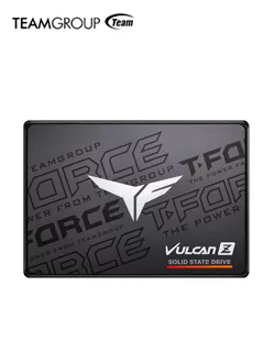 Unidad en estado solido T-FORCE VULCAN Z, 512GB, SATA 6Gb/s, 2.5, Negro, DC +5V Velocidad de escritura 470 MB/s, velocidad de lectura 540MB/s. Dimensiones: 10.00 x 6.99 x 0.70 cm / Peso: 45 gr.