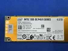 SSDPEYKX040T8 Intel DC P4511 4TB NVMe PCIe 3.1 x4 EDSFF E1.S TLC 5.9m SSD - Used