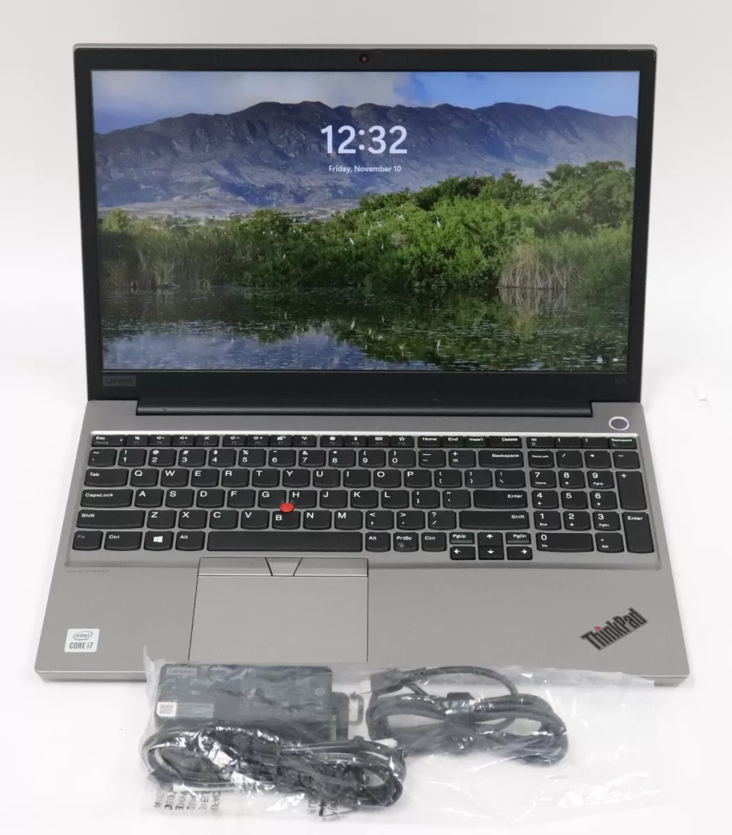 Notebook Lenovo ThinkPad E15 Intel i7-10510U 1.80GHz 16GB RAM, 500GB SSD Pantalla de 15.6 Teclado Ingles Windows 10 Professional - Equipo Usado Garantia 12 Meses