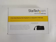New StarTech MSTMDP123DP 3-Port Multi Monitor Adapter Mini DisplayPort to DP - New