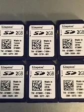 Genuine Dell Kingston 2GB 738M1 Flash SD Card Memory for Dual SD module - Used