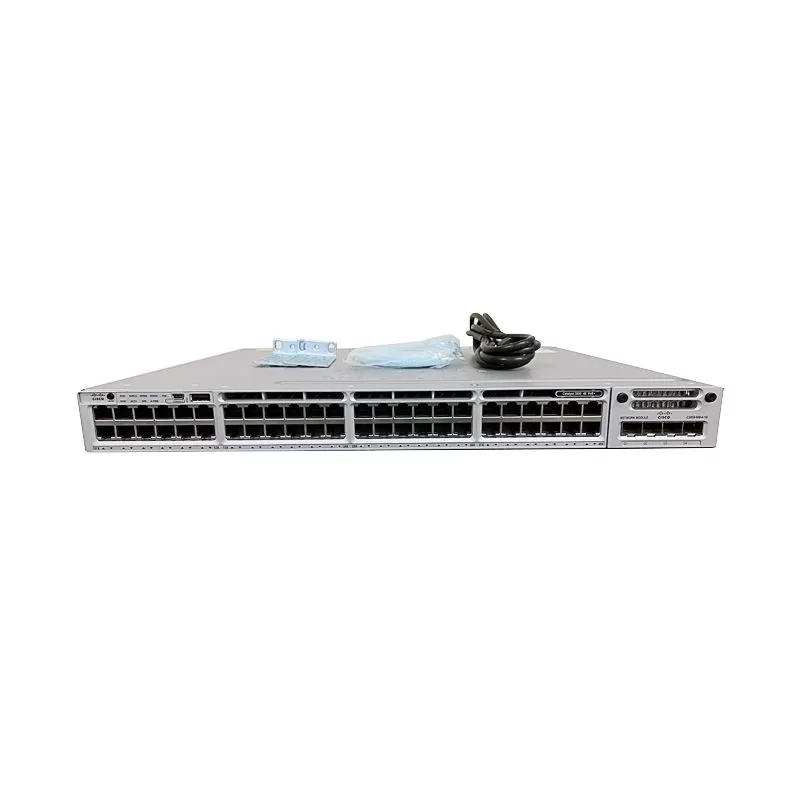Switch Cisco Catalyst C3850-48F Switch Layer 3 - 48 10/100/1000 Ethernet POE+ 2 Fuentes 1100WAC Modulo C3850-NM-2-10G - Producto usado Garantia 12 Meses