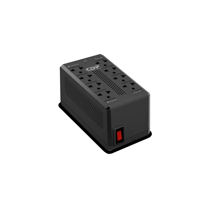 Estabilizador automatico de voltaje con supresion de picos CDP RUAVR1408i, 1400VA / 700W