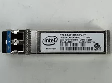 Intel FTLX1471D3BCV-IT SFP-10G-LR 10Gb SFP+ Transceiver Module 1310nm 10km LR - Used