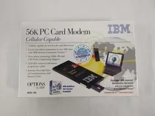 New IBM 56K PC Card Data/Fax Modem Kit with XJACK Model 196 - New