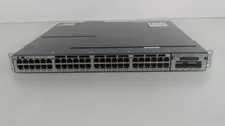 Cisco Catalyst 3750X WS-C3750X-48P-S 48-Port Gigabit Managed PoE+ Ethernet - Used