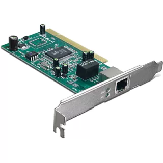 Tarjeta de red Trendnet Low Profile Gigabit 10/100/1000 TEG-PCITXRL, interfaz PCI, estandares IEEE 802.3/u/ab/Auto-Negotiation, protocolos CSMA/CD. CAJA ABIERTA