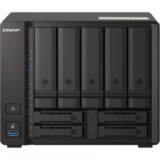 QNAP TS-h973AX-32G QuTS Hero NAS de 9 bahias con conectividad de 10GbE/2.5GbE - NO incluye discos - Caja Abierta