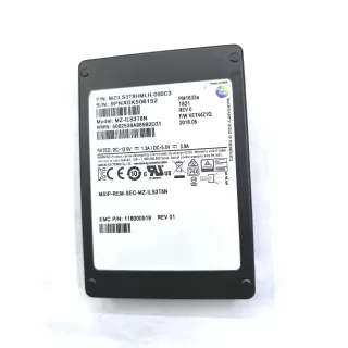 Disco SSD 3.84TB SAS 12Gb/s 2.5 MZILS3T8HMLH-000C3 SAMSUNG MZ-ILS3T8N SSD PM1633a Para servidores Producto Retirado de Equipo Garantia 12 Meses