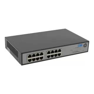 Switch HP 1420-16G, 16 puertos RJ-45 LAN GbE. Usado