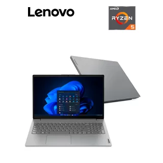 Notebook Lenovo V15 G4 AMN, 15.6" FHD TN, AMD Ryzen 5 7520U 2.8/4.3GHz, 16GB LPDDR5-4800, 512GB SSD M.2 2242 PCIe 4.0x4 NVMe, Video Integrado AMD Radeon 610M Graphics, LAN GbE(RJ-45), WLAN Wi-Fi 6 802.11ax (2x2) + Bluetooth 5.1, Audio HD + Realtek ALC3287 Codec/ Stereo speakers 1.5W x2, Dolby Audio, Cámara Web HD 720p con obturador de privacidad + Micrófono 2x Array, Teclado Non-backlit en español, Color Artic Grey (Gris), Bateria integrada 38Wh, Kensington Nano Security Slot, 2.5 x 6 mm. No incluye Sistema Operativo.