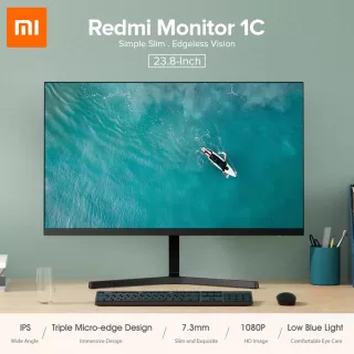 MONITOR XIAOMI 23.8 1C FULL HD - IPS VGA - HDMI 1920 x 1080 60 Hz