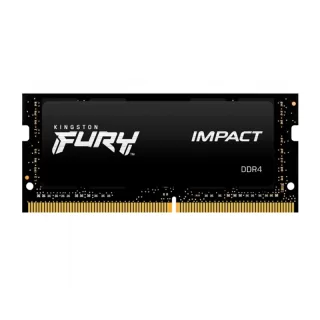 Memoria SODIMM Kingston Fury Impact, 8GB, DDR4, 3200MT/s, PC4-25600, CL20, 1.2V.