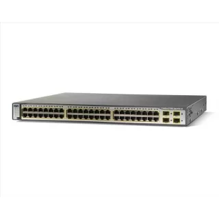 Switch Cisco WS-C3750G-48PS-S 48 Port PoE Gigabit Ethernet Condicion Garantia 12 Meses : Usado