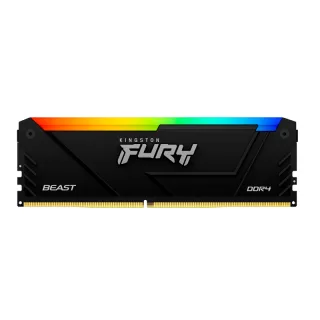 Memoria Kingston Fury Beast RGB BLACK, 16GB DDR4 3200 MT/s, PC4-25600, CL16, 1.35V.