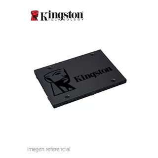 Unidad de Estado Solido Kingston A400, 240GB, SATA 6Gb/s, 2.5, 7mm, TLC. Velocidad de escritura 320 MB/s, velocidad de lectura 500 MB/s, NAND Flash Memory Triplle Level Cell (TLC), controlador 2Ch.