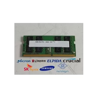Major Brand 16 GB PC4-21300 (DDR4-2666) 2Rx8 DDR4 Laptop RAM - Used