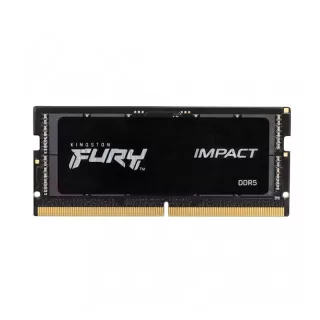 Memoria SO-DIMM Kingston Fury Impact 16GB DDR5-4800MT/s, PC5-38400, CL38, 1.1V, 262-pin