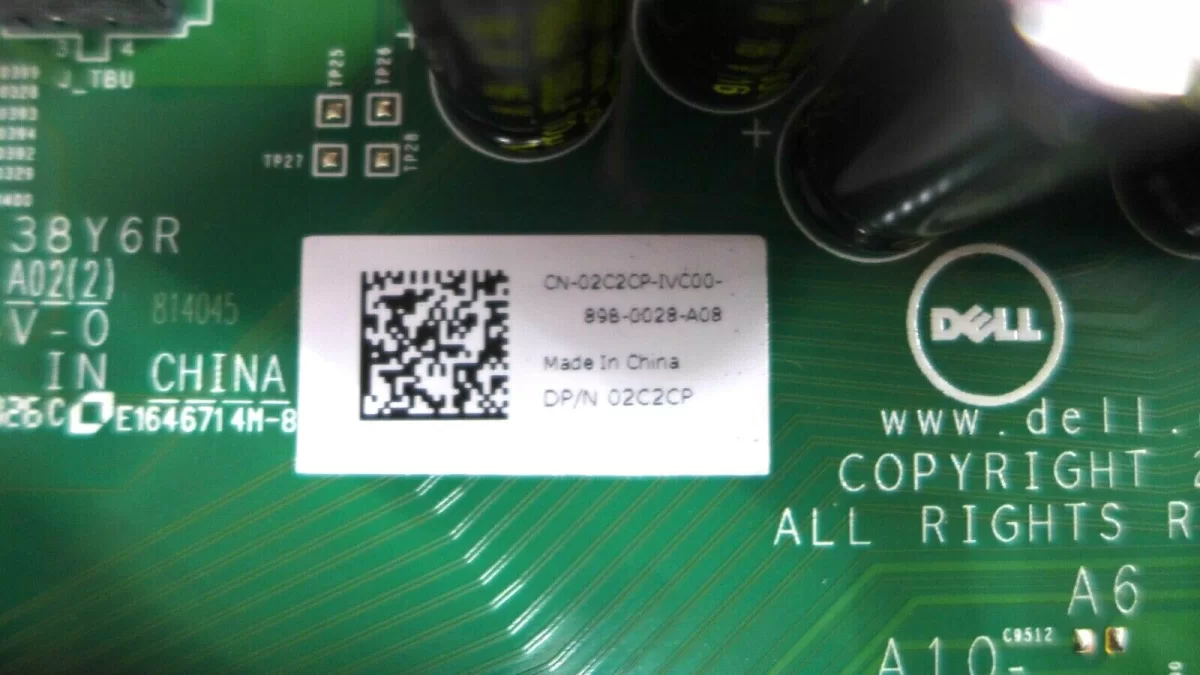 Placa principal Servidor DELL DELL POWEREDGE R630 02C2CP 86D43 Producto en Bolsa - Nuevo Garantia 12 Meses