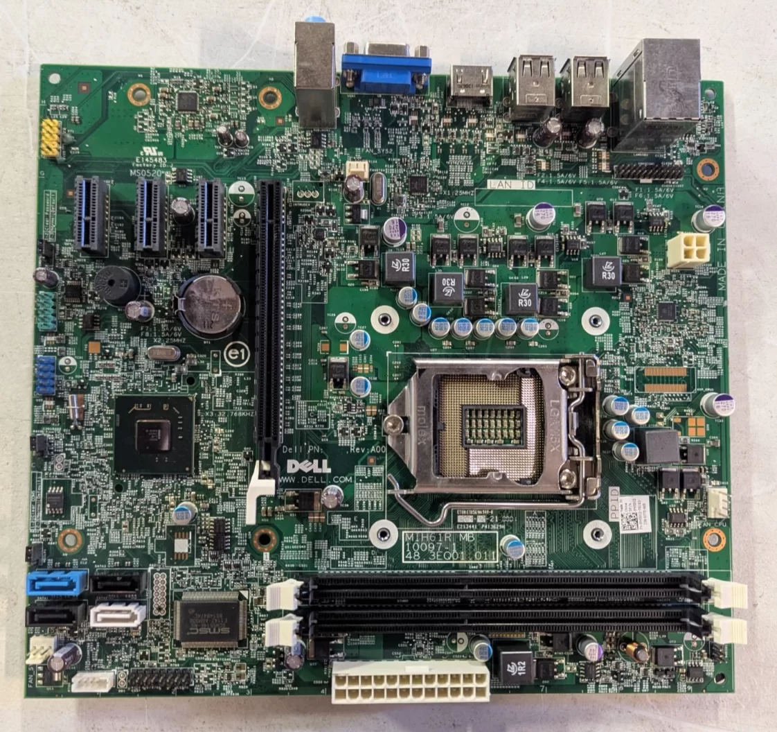 Placa Dell Optiplex 390 0M5DCD LGA 1155/Socket H2 Retirado de Equipo en Uso