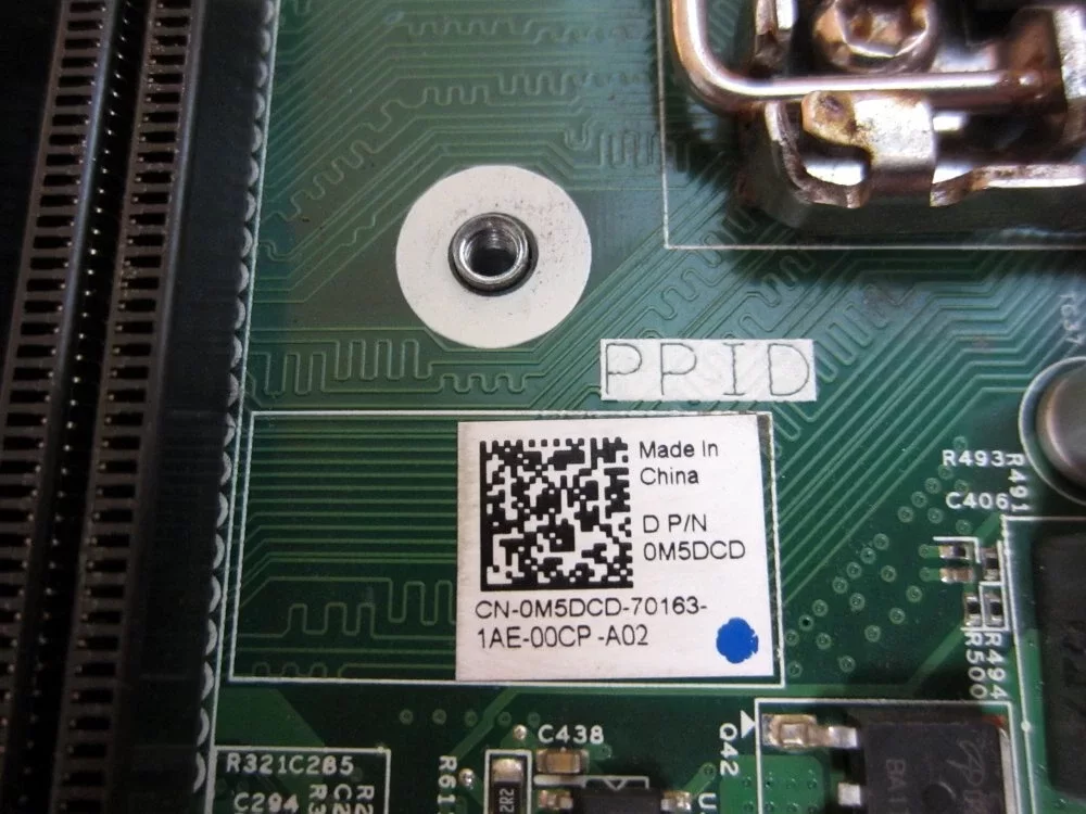 Placa Dell Optiplex 390 0M5DCD LGA 1155/Socket H2 Retirado de Equipo en Uso PRODUCTO DE SEGUNDO USO