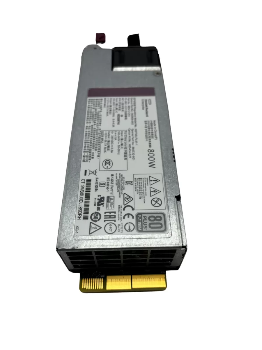 800 Watt Hot Plug Redundant Power Supply For DL580 Gen10 . New Sealed Spares. In Stock.