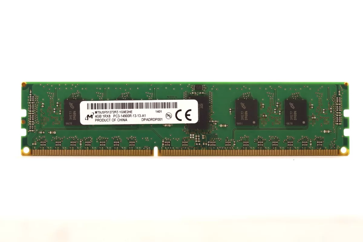 Memoria Servidor Micron 4GB 1Rx8 PC3-14900R-13-13-A1 ECC MT9JSF51272PZ-1G9E2HE