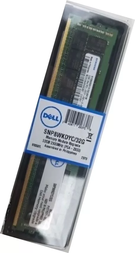 Memoria Dell SNP8WKDYC/32G 32GB 2Rx4 DDR4 PC4-2933Y RDIMM ECC
