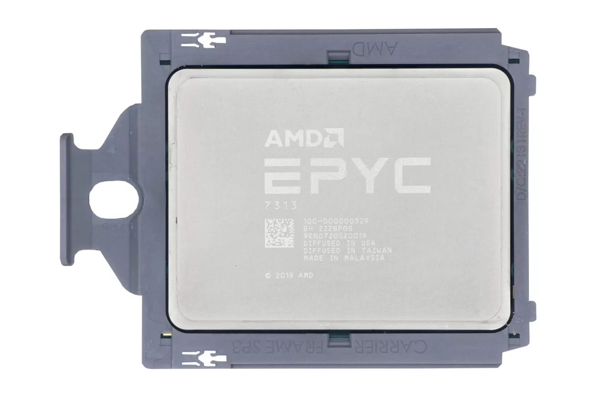 Procesador AMD EPYC 7313 3.00GHz Hasta 3.70GHz 16 Nucleos 32 Hilos 128MB Cache Socket Sp3 155W 100-000000329 Producto de Segundo Uso