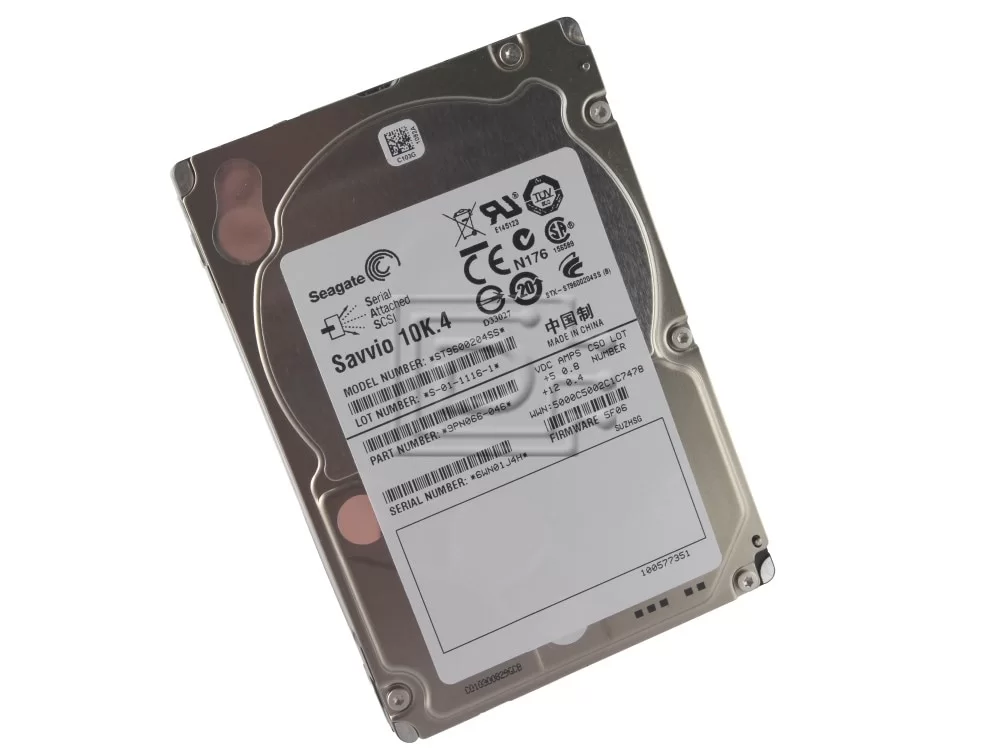 Disco Duro Seagate Savvio 10K 600GB 10K RPM SAS 6Gbps 2.5" SFF ST9600204SS 9PN066 Producto de Segundo Uso
