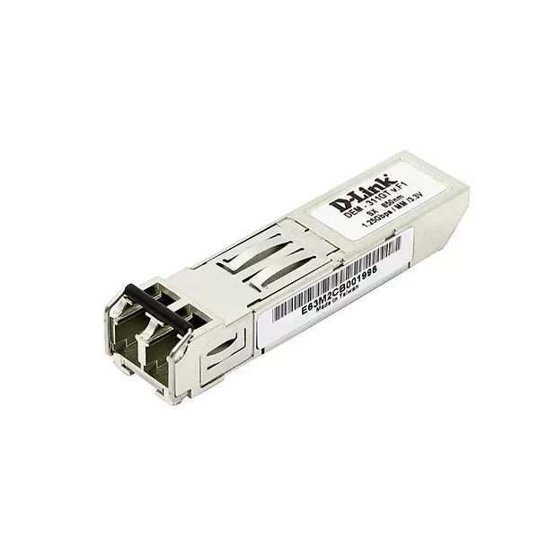 D-Link DEM 311GT - Módulo de transceptor SFP (mini-GBIC) - 1000Base-SX - LC de modos múltiples - módulo de inserción - hasta 550 m - 850 nm - para D-Link DES-3028, 3052, DWS-3024; DES 12XX; DGS 3100, 32XX; xStack DES-3528, 3552 Producto de Segundo Uso