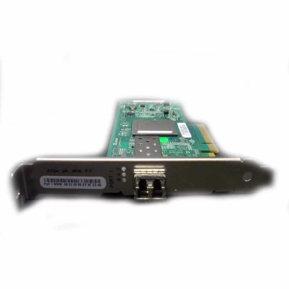 Tarjeta HBA Fibra HP QLogic QLE2560 8GB Single Port Fibre Channel PCIe 489190-001 AK344A Producto de Segundo Uso