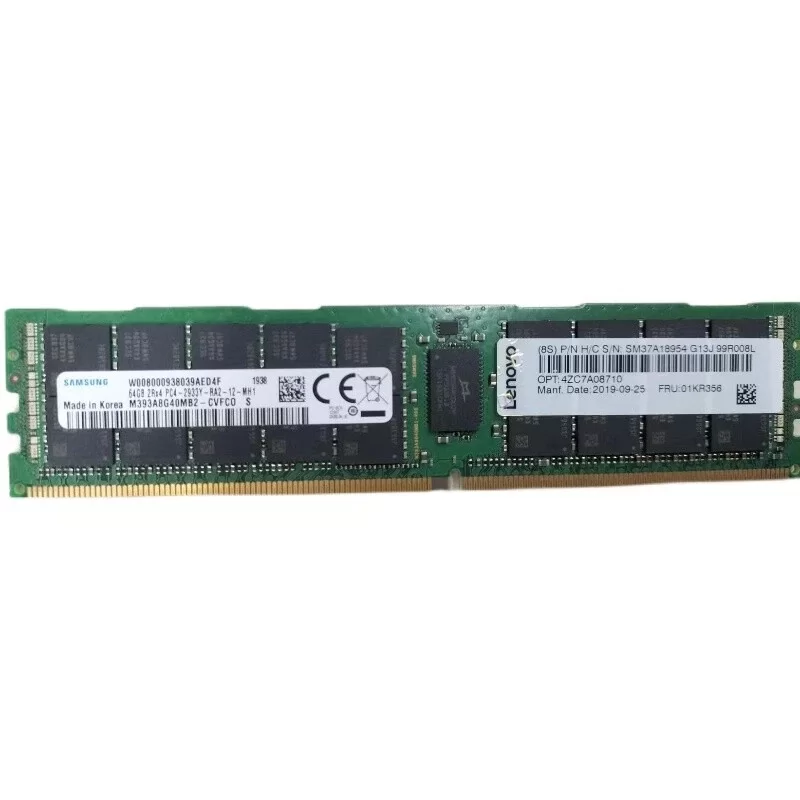 IBM-Lenovo 01KR356 64GB DDR4 2933MHz PC4-23400 RDIMM 2Rx4 1.2V ECC