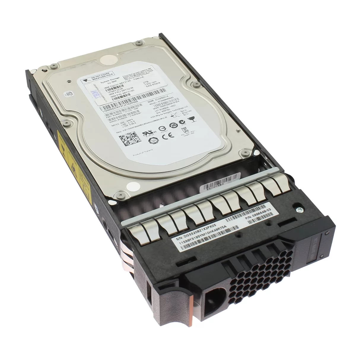 DISCO DURO IBM 2TB 7.2K RPM SAS 6GBPS 3.5" LFF 98Y3195 98Y3238 PRODUCTO DE SEGUNDO USO