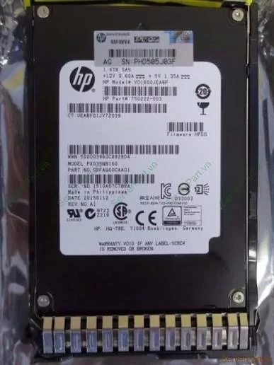 DISCO SSD HPE 1.6TB SAS 12GB/S 2.5" SFF MAINSTREAM ENDURANCE MO1600FBNWS 750222-003 750220-B21 PRODUCTO DE SEGUNDO USO
