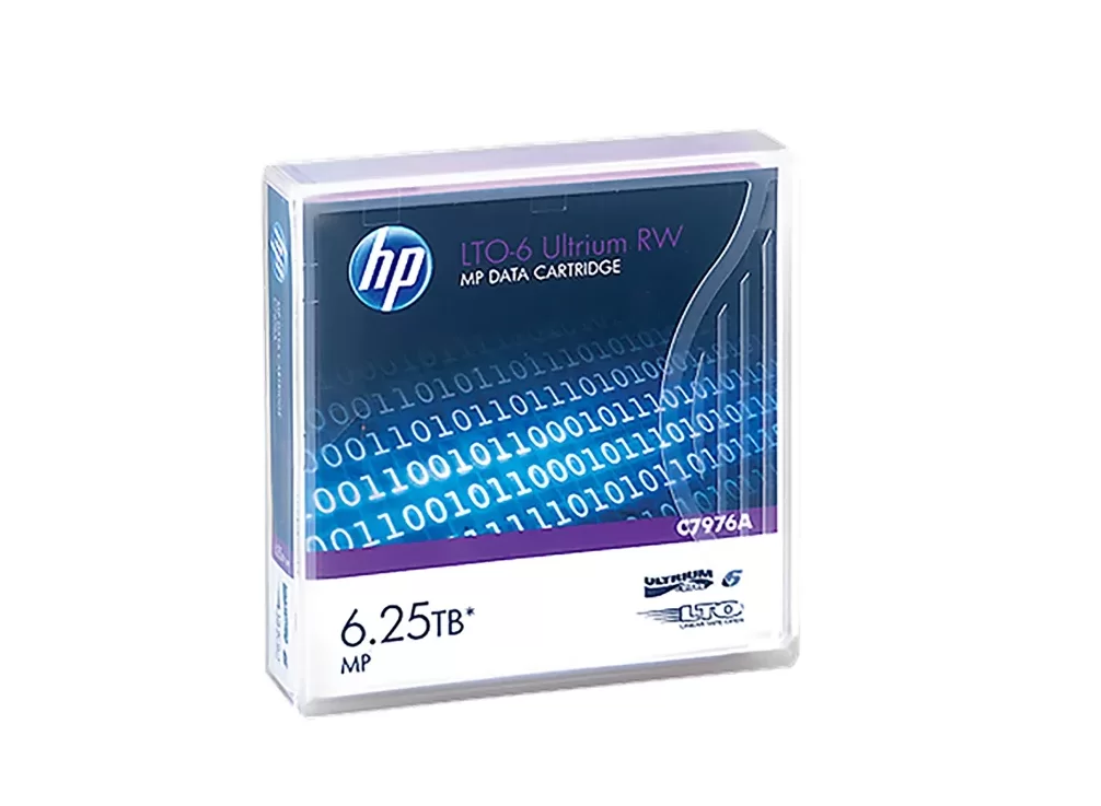 HP Ultrium LTO Ultrium 6 Data Tape Cartridge 6.25TB | C7976A
