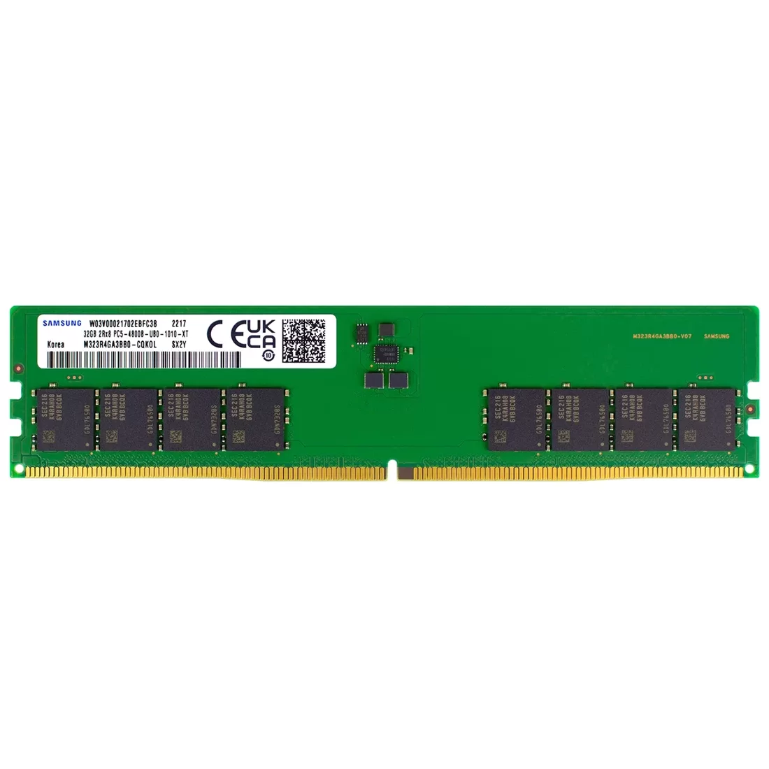 Memoria UDIMM DDR5 Samsung, 32GB/DDR5-4800/UDIMM M323R4GA3BB0-CQK - Producto de Segundo Uso