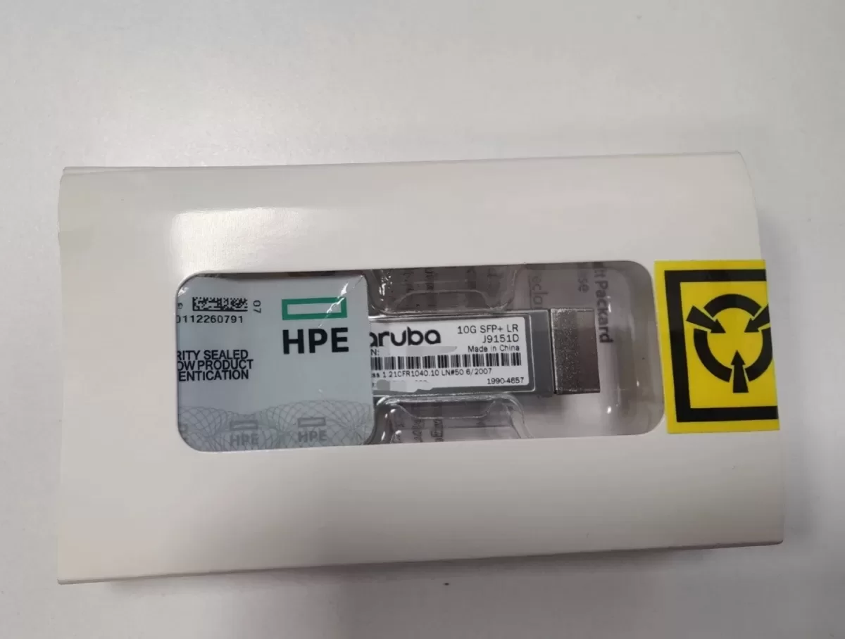 Transceptor Aruba HPE 10G SFP+ LC LR 10km SMF J9151D_N 1990-3883 Producto Nuevo