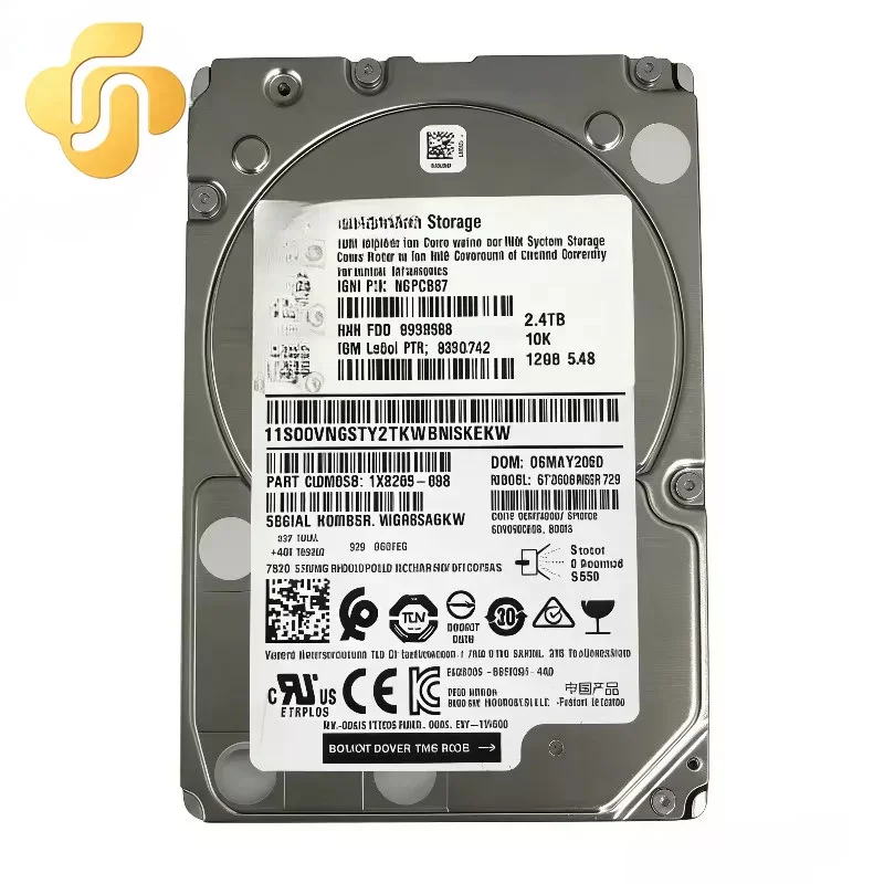 DISCO DURO IBM STORWIZE 2.4TB SAS 12GBPS 10K RPM 2.5" SFF 02YC027 02PX539 2072-AL6B PRODUCTO DE SEGUNDO USO